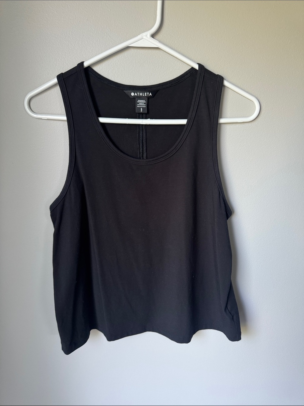 Athleta essential tank black size Small